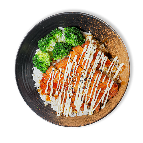 Katsu-don de pollo